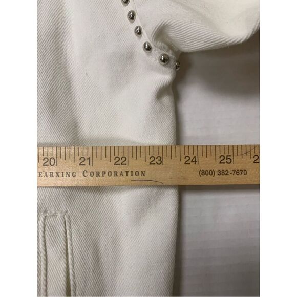Silver Studded POL Denim Jacket - Picture 8 of 9